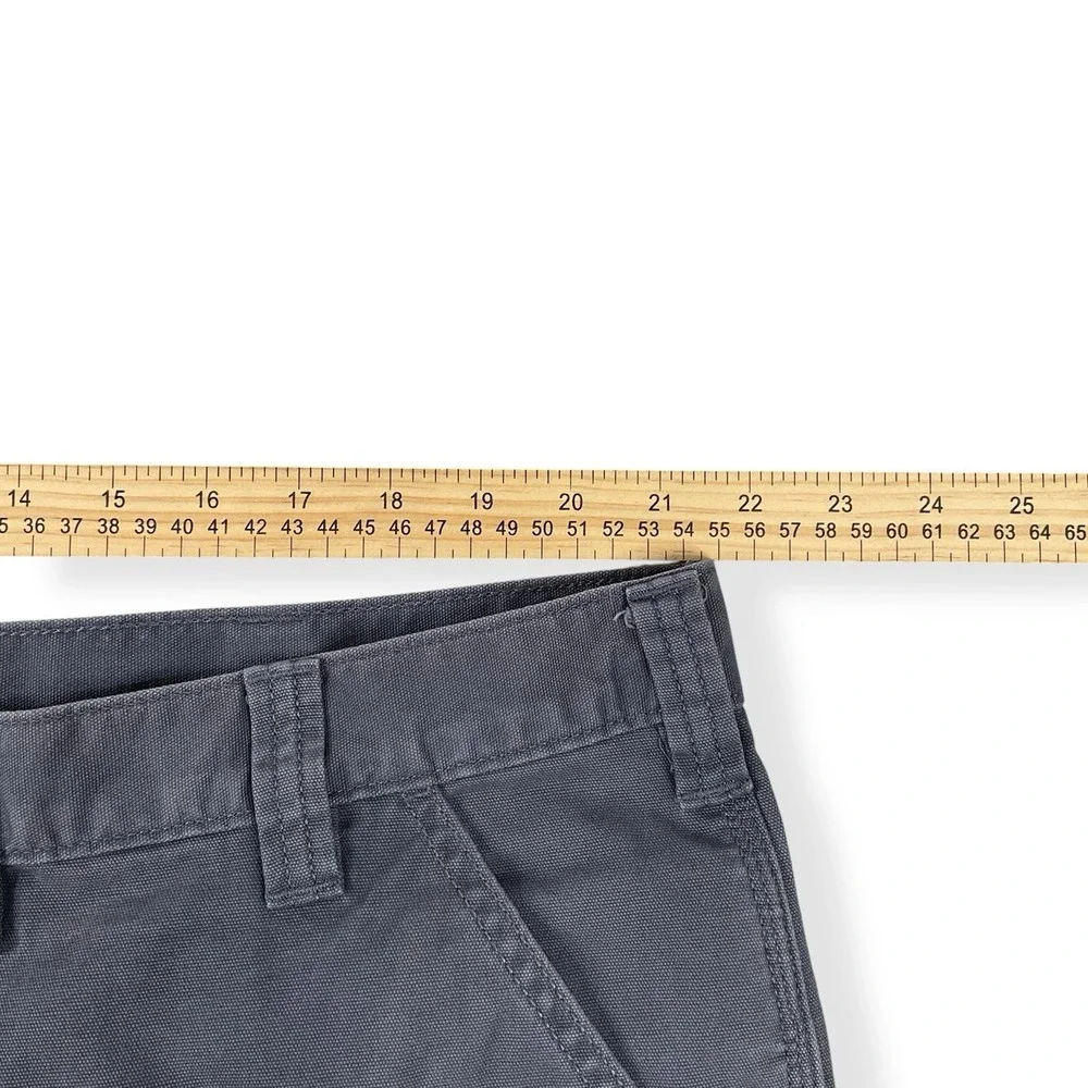 Carhartt Shorts Men 44 (ACTUAL 43x9.5) Gray Cargo Canvas Relaxed Fit